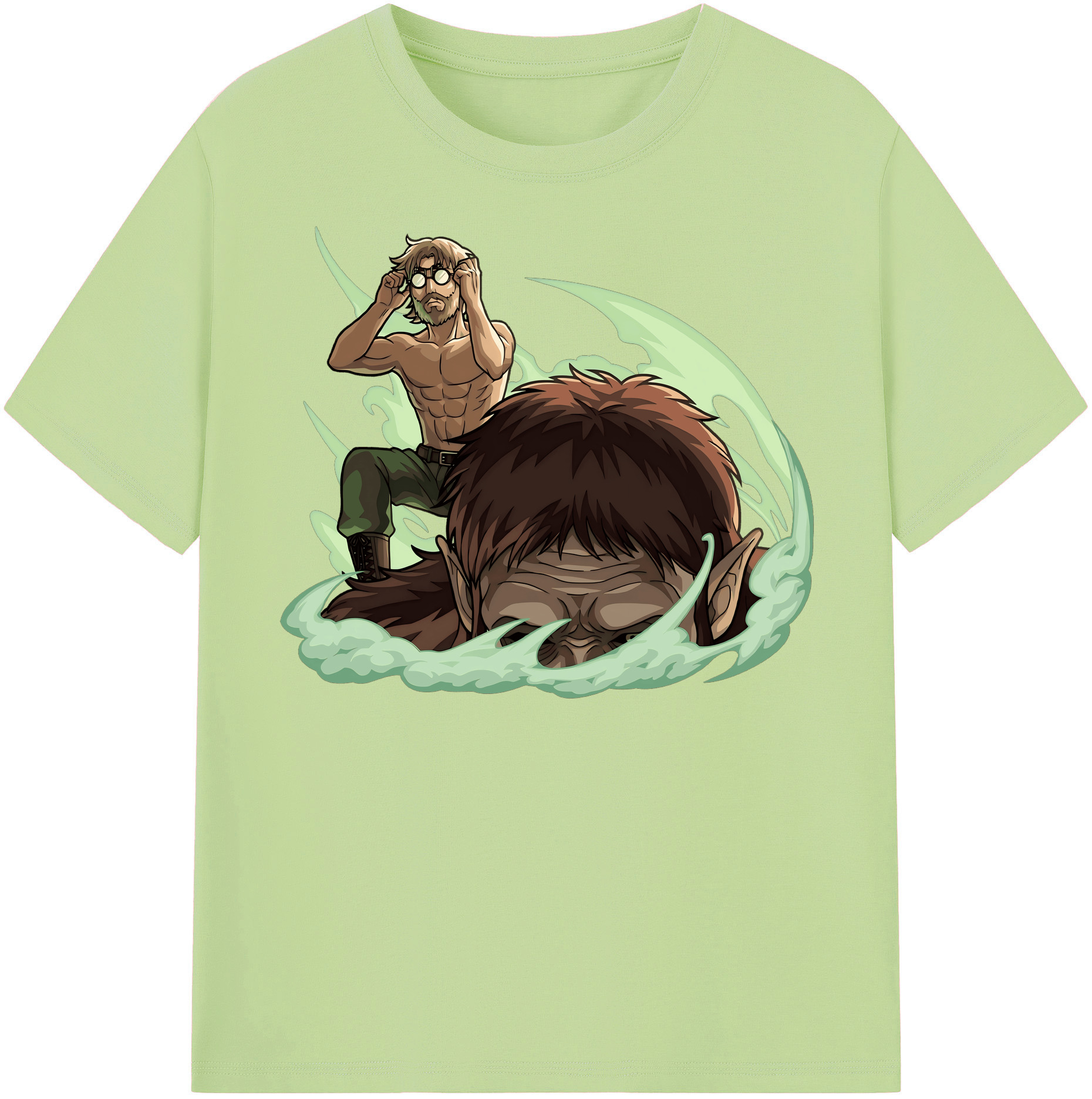 （画像用） 進撃の巨人 Attack on Titan 綿100％半袖Tシャツ（フロントプリント）